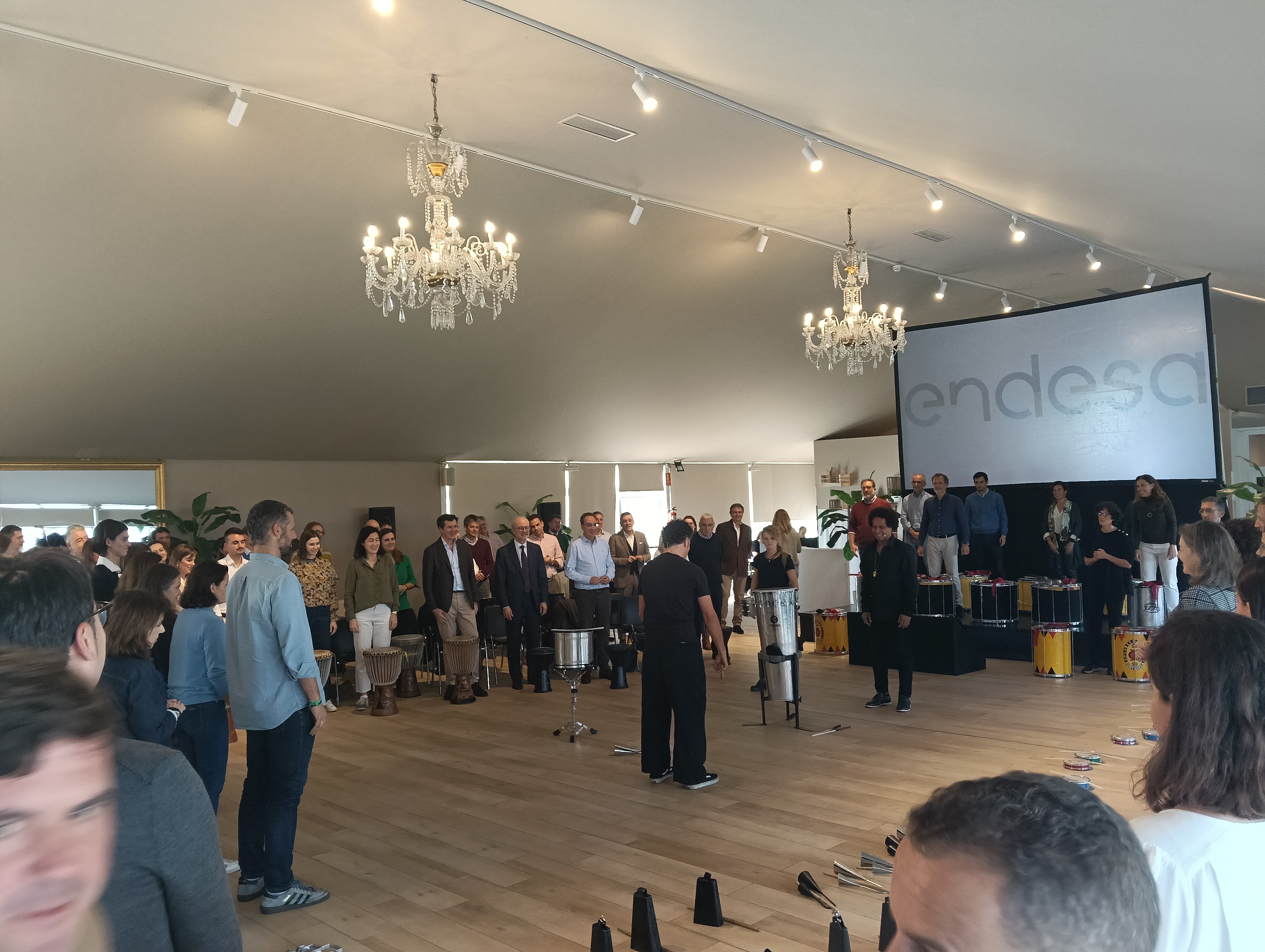 Evento de team building musical en Endesa