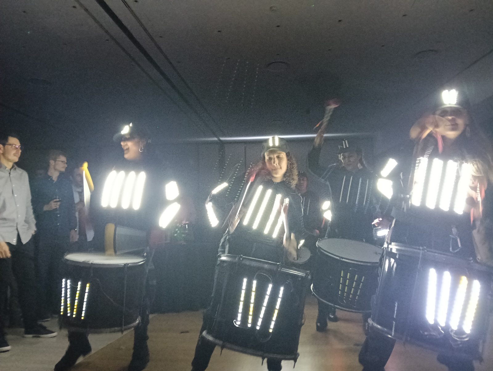 Show de batucada en vivo