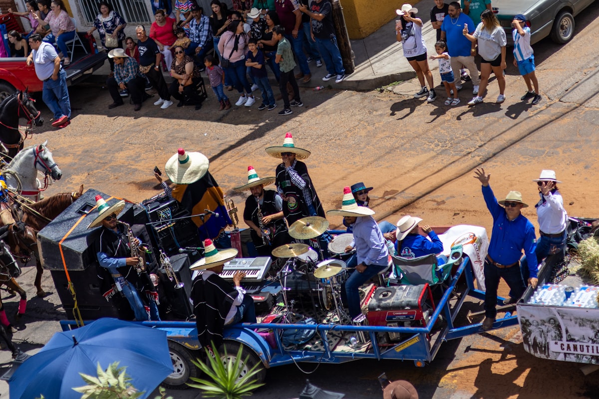 Mariachis en evento de empresa
